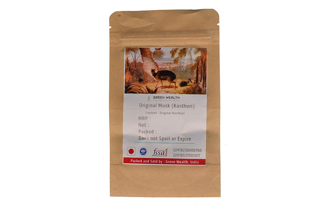 Green Wealth Original Musk (Kasthuri)   Pack  1 grams